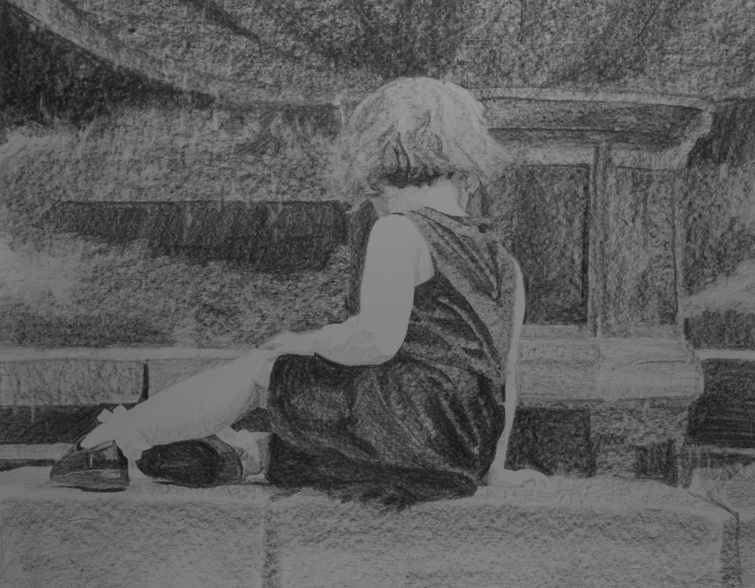 Wishing Well — oil on linen by Jenny Lyon