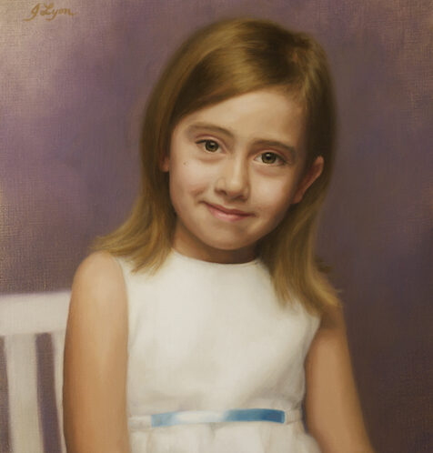 Anabela — oil on linen by Jenny Lyon