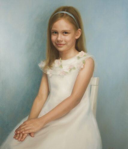 Anna — oil on linen by Jenny Lyon