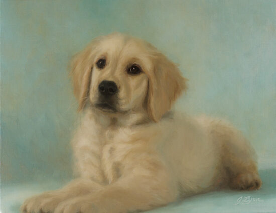 Bea — oil on linen by Jenny Lyon