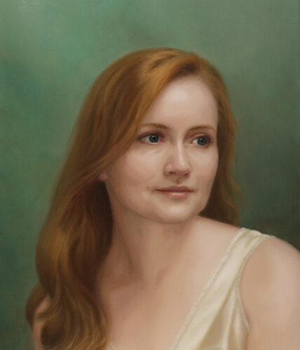 Katherine — oil on linen by Jenny Lyon