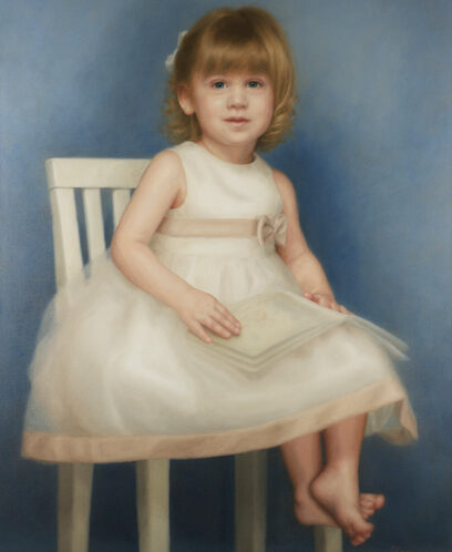 Luisa — oil on linen by Jenny Lyon