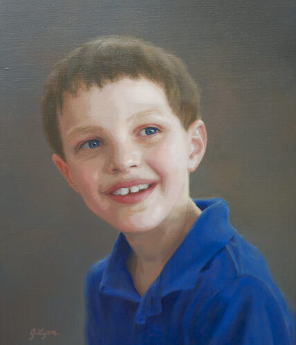 Parker — oil on linen by Jenny Lyon