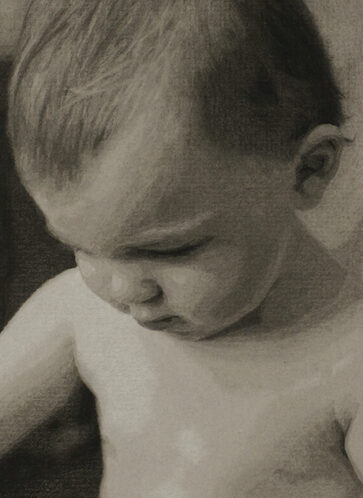 Quartet IV — charcoal on paper by Jenny Lyon