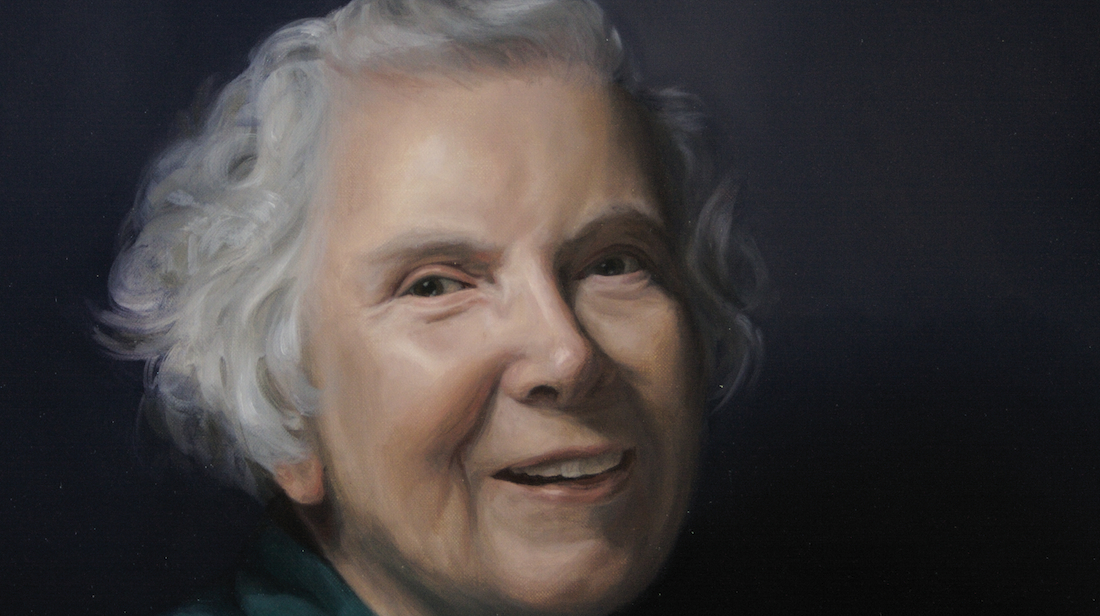 professional portrait oil painting by Atlanta portrait artist Jenny Lyon detail