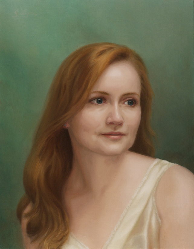 adult oil portrait painting by Jenny Lyon